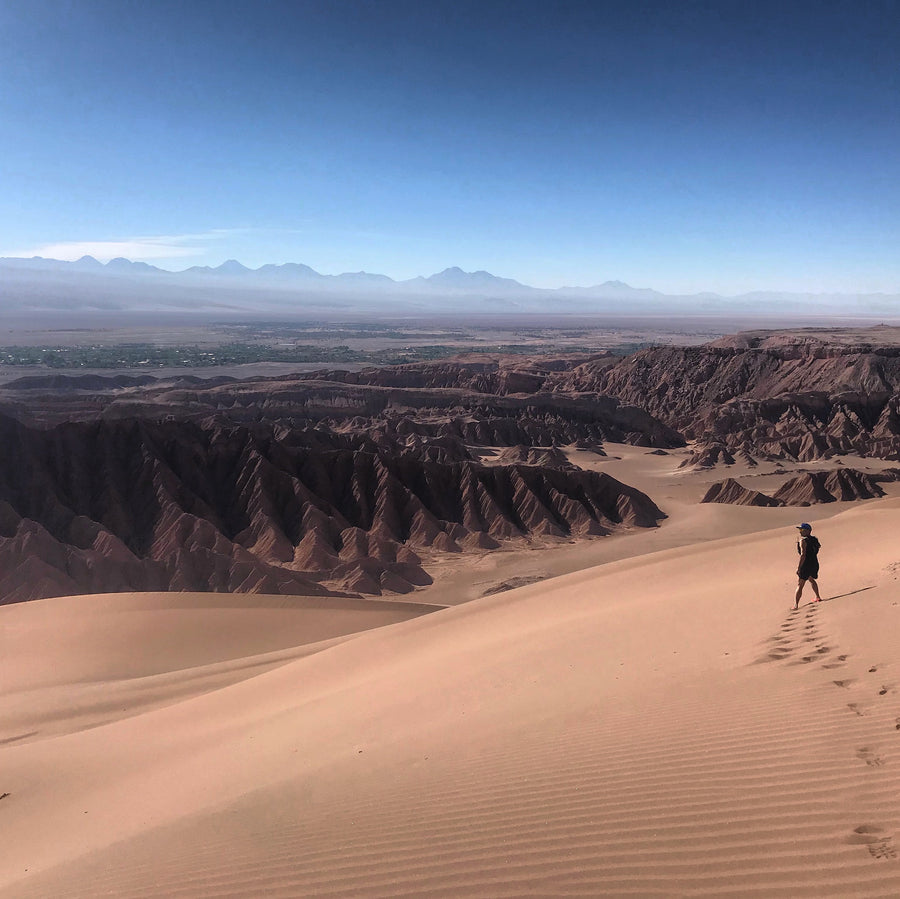 KapiK1 Expedition Co | Breath taking views in the Atacama Desert. This photo is of KapiK1 Co-founder Ray Zahab while on expedition. 